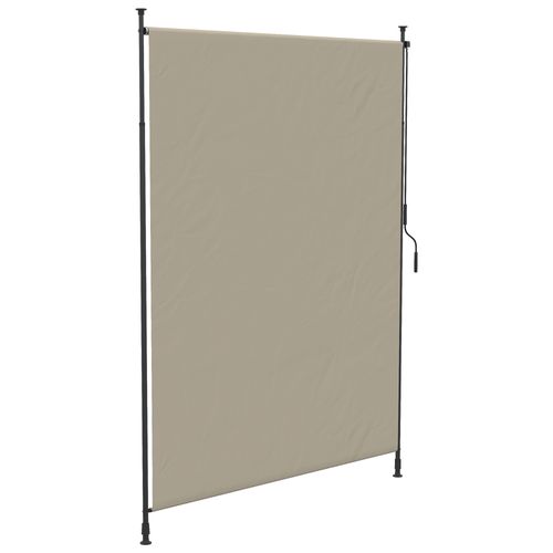 Marquise Verticale 200 X 292 Cm Aluminium Rétractable Protection Solaire, Sable
