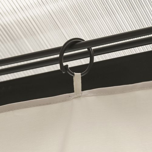 Côté De Pavillon En Polyester Robuste, Durable, 3x3m, 302l X 205h Cm, Beige