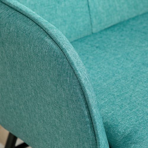 Fauteuil à Bascule Jusqu’à 130 Kg, Avec Repose-pieds, En Lin, Pour Chambre