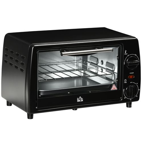 Mini Four 10l 750w Jusqu'à 230°c Avec Minuterie 60 Min, Noir