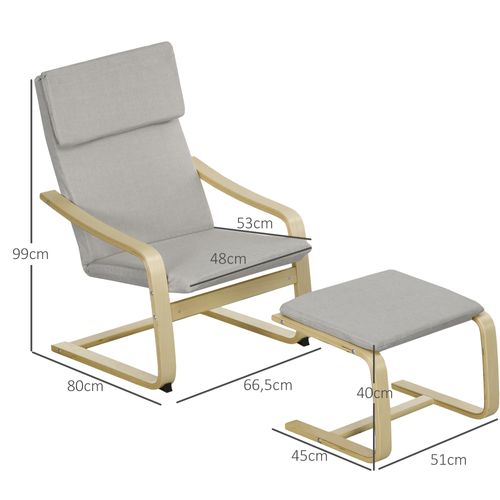 2 Fauteuils De Jardin En Eucalyptus Et Lin,repose-pieds En Polyester, Avec Accoudoirs Et Appui-tête
