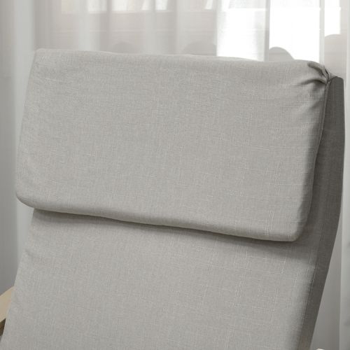 2 Fauteuils De Jardin En Eucalyptus Et Lin,repose-pieds En Polyester, Avec Accoudoirs Et Appui-tête