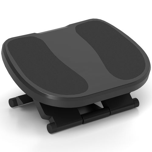 Support De Pieds Ergonomique, Réglable En Hauteur, Pour Bureau, Gris