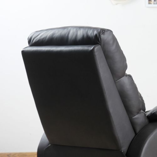 Fauteuil Relax Inclinable En Similicuir, Ergonomique, Canapé De Salon Ou Bureau, Brun