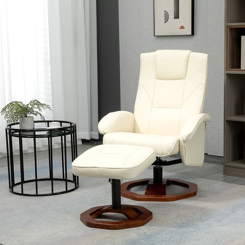 Chaise Longue De Massage En Similicuir Et Acier 73x83x106 Cm Pivotante Avec Repose-pieds