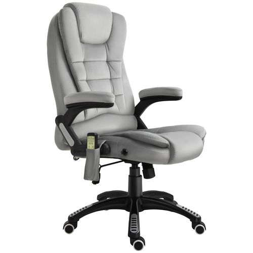 Chaise De Bureau De Massage, Ergonomique, Réglable, Roues Pu, Gris