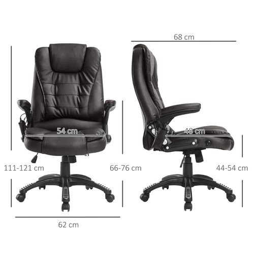 Fauteuil Gamer En Similicuir Avec Vibration 6 Points Et Fonction Chauffante ,noir