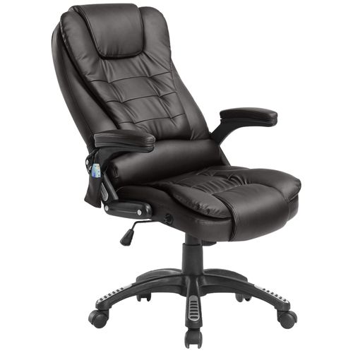 Fauteuil Gamer En Similicuir Avec Vibration 6 Points Et Fonction Chauffante ,noir
