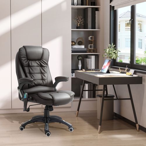 Fauteuil Gamer En Similicuir Avec Vibration 6 Points Et Fonction Chauffante ,noir