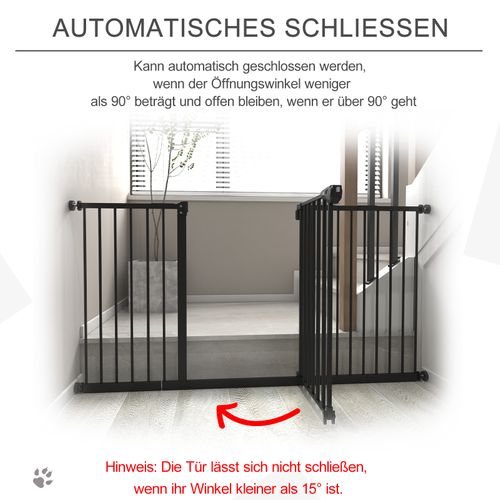 Barrière De Sécurité Animaux Métal Plastique Sans Perçage 136,3 Cm X 76,2 Cm