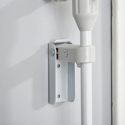 Barrière Pour Chiens En Plastique Avec Porte De Sécurité, 180x3x74,5cm