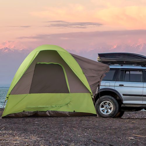 Tente De Camping En Polyester Et Fibre De Verre, Pour 4-5 Personnes, Pour Les Aventures En Plein Air