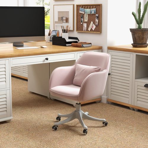 Chaise De Bureau Ergonomique Avec Fonction De Vibration Accoudoirs Réglables 55x65x79-89cm