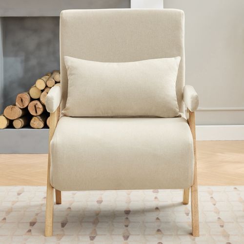 Fauteuil Convertible 3-en-1 En Tissu, Fonction Lit, Rembourré, Pour Salon, Chambre, Bureau