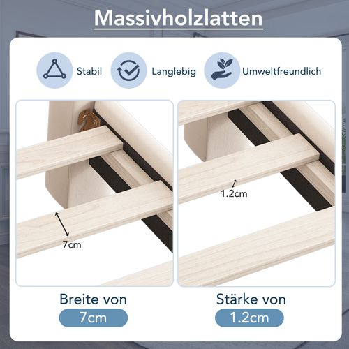 Lit Polster 180*200cm En Velours Beige Avec Sommier, Tête De Lit En Forme De Éventail