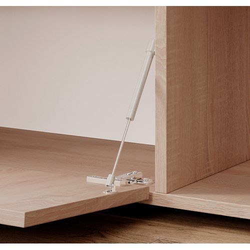 Bahut Buffet Pour Salon Salle à Manger En Sonoma Avec LED 135x34x72cm Sefora