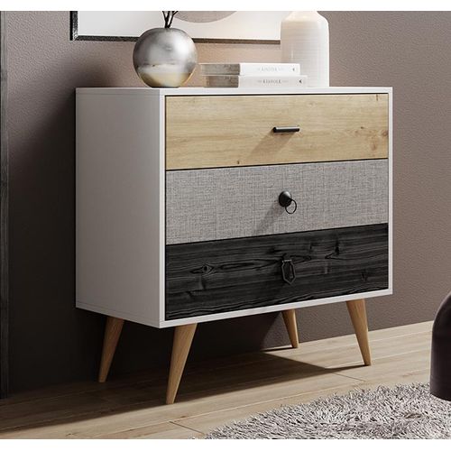 Commode Pour Chambre à Coucher En Multicolore 80x39,5x78,8cm Leticia