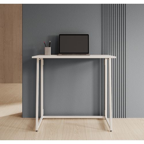 Bureau Pour Chambre Bureau En Blanc 80,5x42x75,5cm Gala