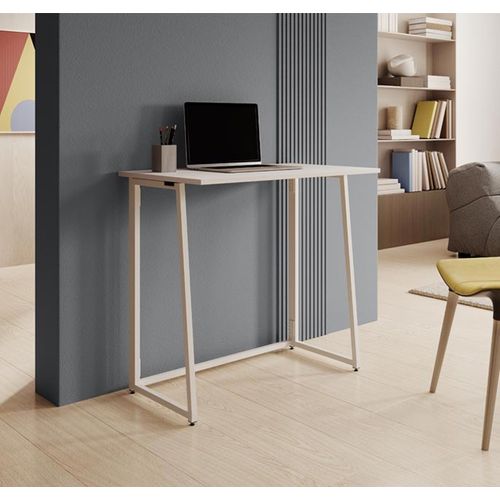 Bureau Pour Chambre Bureau En Blanc 80,5x42x75,5cm Gala