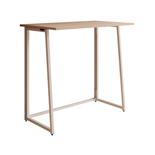 Bureau Pour Chambre Bureau En Blanc Et Sonoma 80,5x42x75,5cm Gala