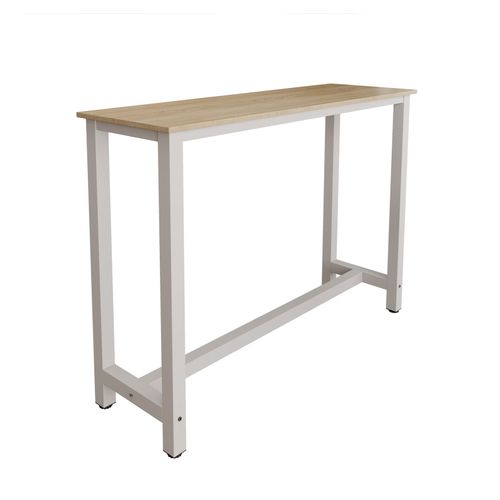 Table Haute Pour Cuisine Salle à Manger En Blanc Et Sonoma 140x100x40cm Ani