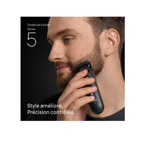 Tondeuse à Barbe Réchargeable Étanche Noir - Bt5520