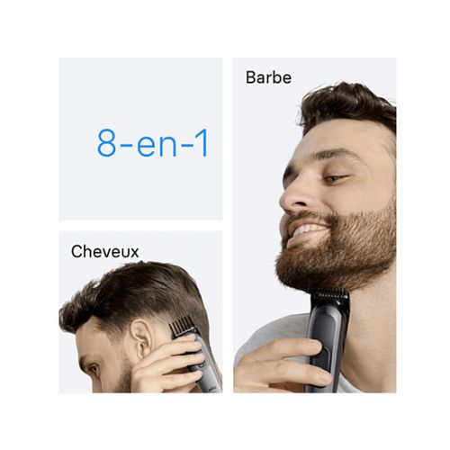 Tondeuse à Barbe Rechargeable Étanche Gris - Mgk3540