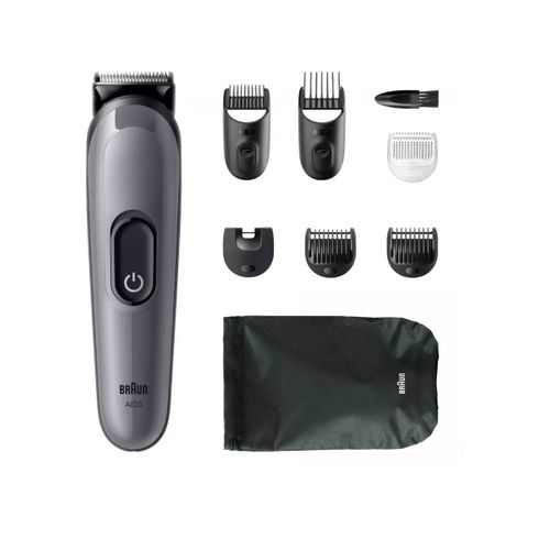 Tondeuse à Barbe Rechargeable Étanche Gris - Mgk3540