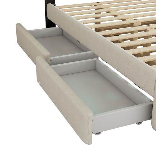 Lit 140x200 Cm (90x200 Cm) Avec Tête De Lit Rembourrée