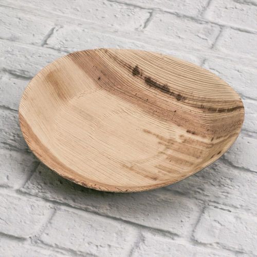 Assiette Ronde En Feuille De Palmier 22 Cm - Sdg Lot De 100