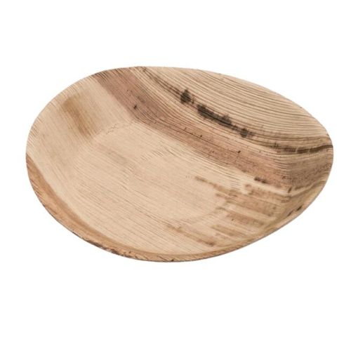 Assiette Ronde En Feuille De Palmier 22 Cm - Sdg Lot De 100