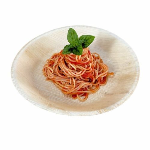 Assiette Ronde En Feuille De Palmier 22 Cm - Sdg Lot De 100