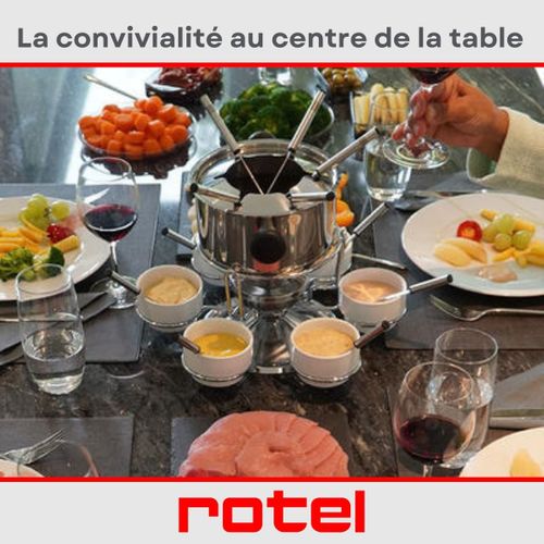 Ensemble à Fondue Bourguignonne Pour 6 Personnes, Diamètre 17 Cm