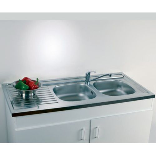 Evier Monocuve Inox Man711-1000 Avec Égouttoir 1000x600cm à Poser - Franke - 013939