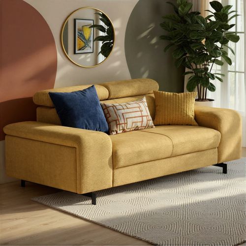 Canapé 2,5 places EMMA rimini jaune