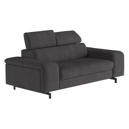 Canapé 2,5 places EMMA rimini noir