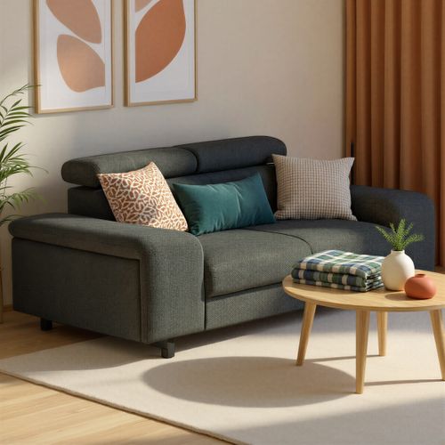 Canapé 2,5 places EMMA orlando anthracite