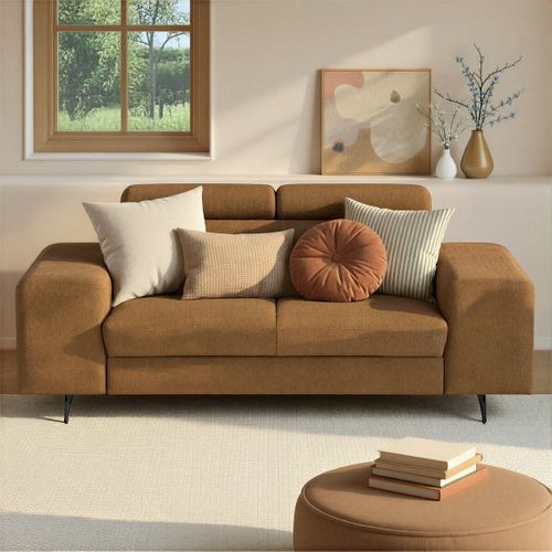 Canapé 2,5 places EMMA orlando cognac