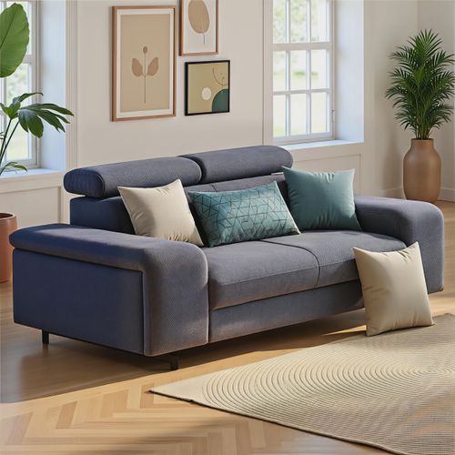 Canapé 2,5 places EMMA orlando blue