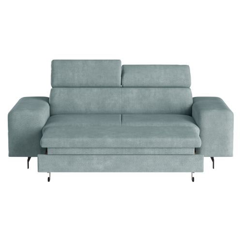 Canapé reposse pieds 3 places EMMA rimini turquoise