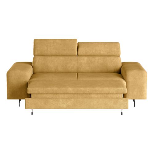 Canapé reposse pieds 3 places EMMA rimini jaune