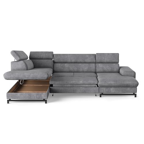 Canapé panoramique EMMA terminal à gauche tissu orlando pale