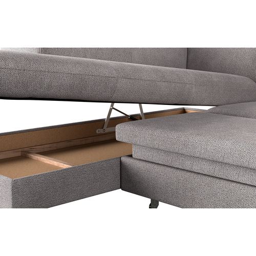 Canapé panoramique EMMA terminal à gauche orlando taupe