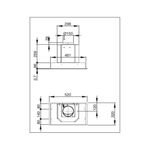 Groupe Filtrant 52cm 66db  712m3/h Blanc - 6208176