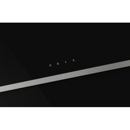 Hotte Décorative Inclinée 80cm 580m3/h Noir - 5629997