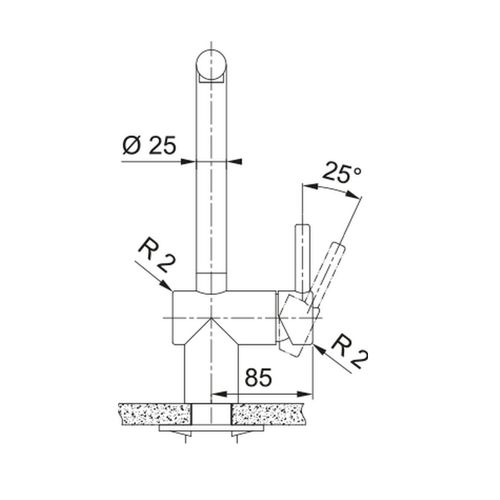 Mitigeur Avec Douchette Anthracite - 911214sbvl