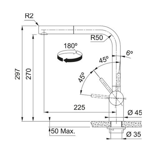 Mitigeur Avec Douchette Anthracite - 911214sbvl
