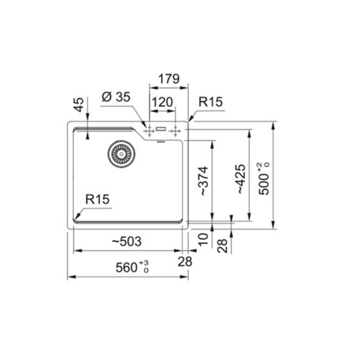 Evier Franke Urbis 281071