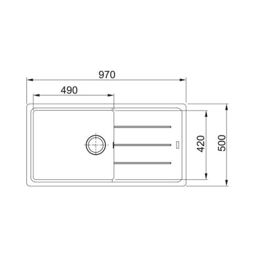 Pack Évier + Mitigeur Noir/chrome - 394054