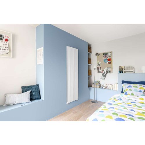 Radiateur à Eau Chaude Fassane Prem's Vertical Double Blanc 2250w - Shxd-200-074